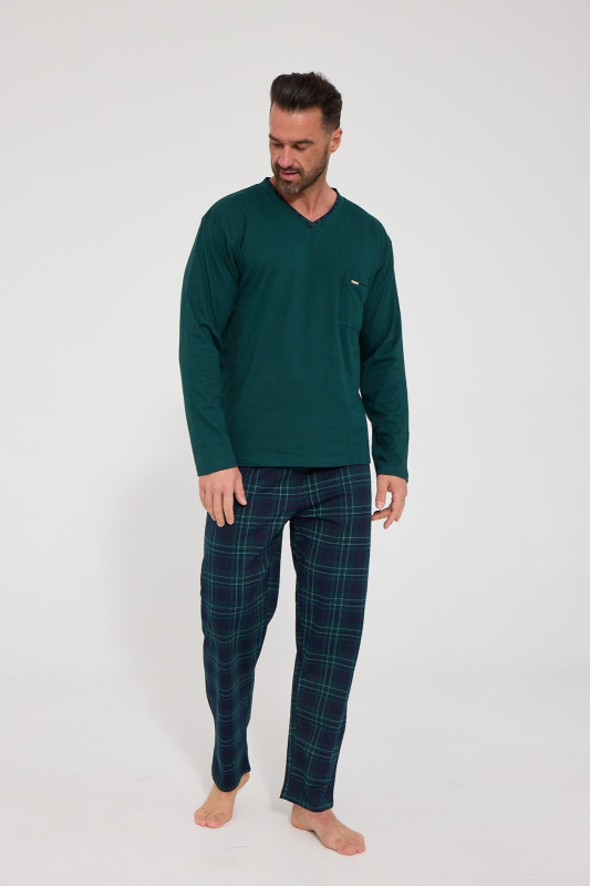 Pyžamo Cornette 122/335 Anthony, délka/velikost S–2XL zelená S