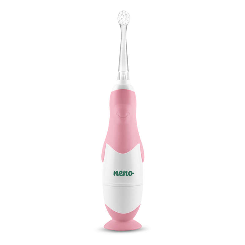 NENO Denti Pink bateriový dětský zubní kartáček 3 m+ 1 ks