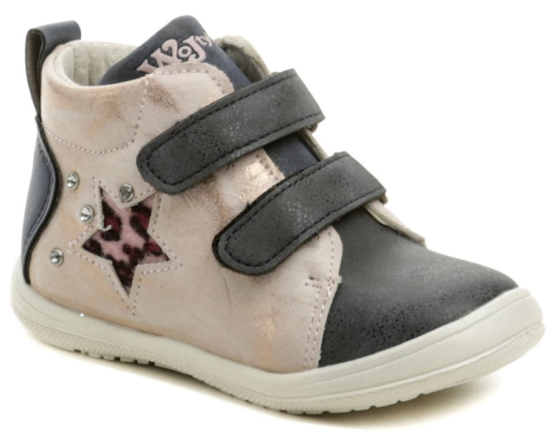 Wojtylko 2T9019a modré růžové dětské polobotky EUR 20