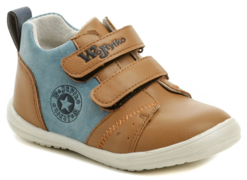 Wojtylko 2T9009a hnědo modré dětské polobotky EUR 20