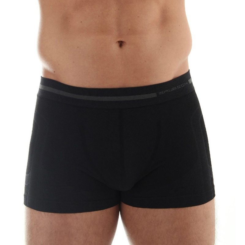Pánské boxerky Brubeck Wool Comfort černá M