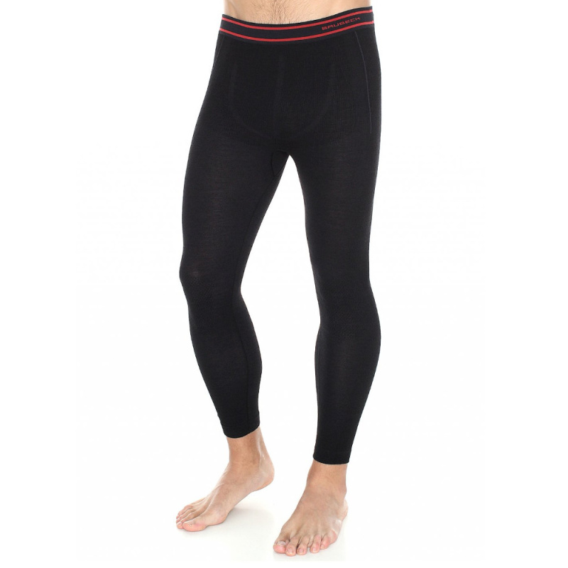 Pánské spodky Brubeck Active Wool Black M