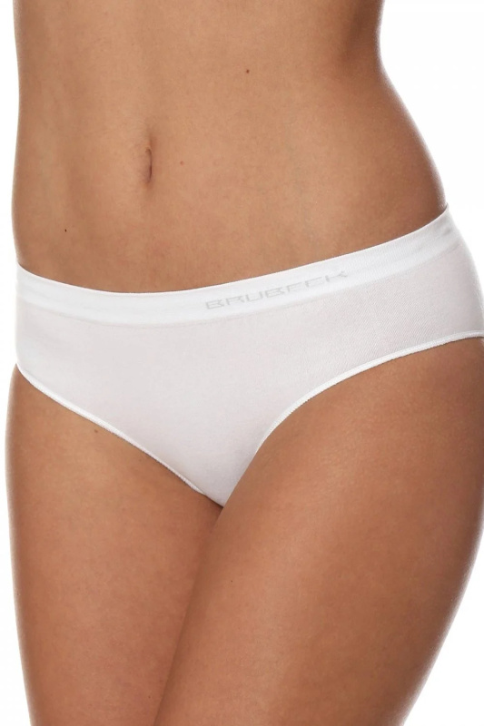 Dámské brazilky 00043A white - BRUBECK bílá S