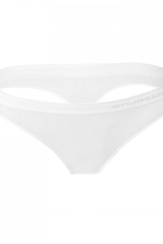 Dámská tanga 00182A white - BRUBECK Bílá M