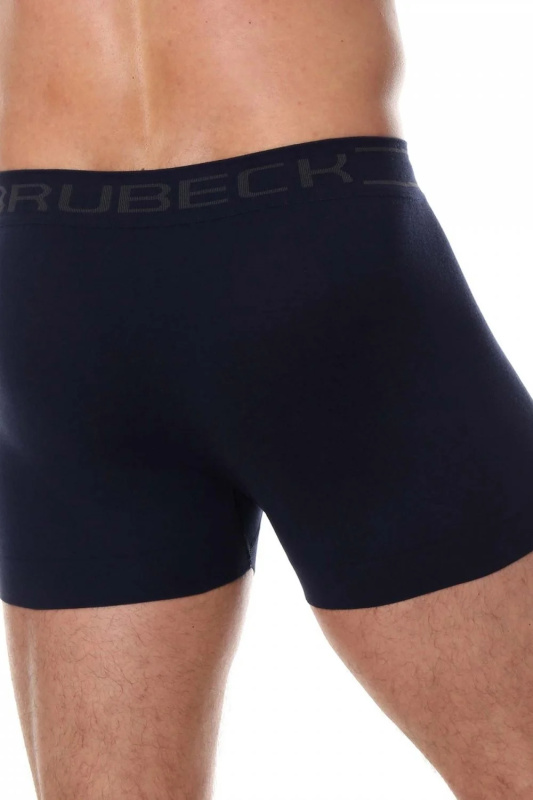 Pánské boxerky 00501A dark blue - BRUBECK tmavě modrá M