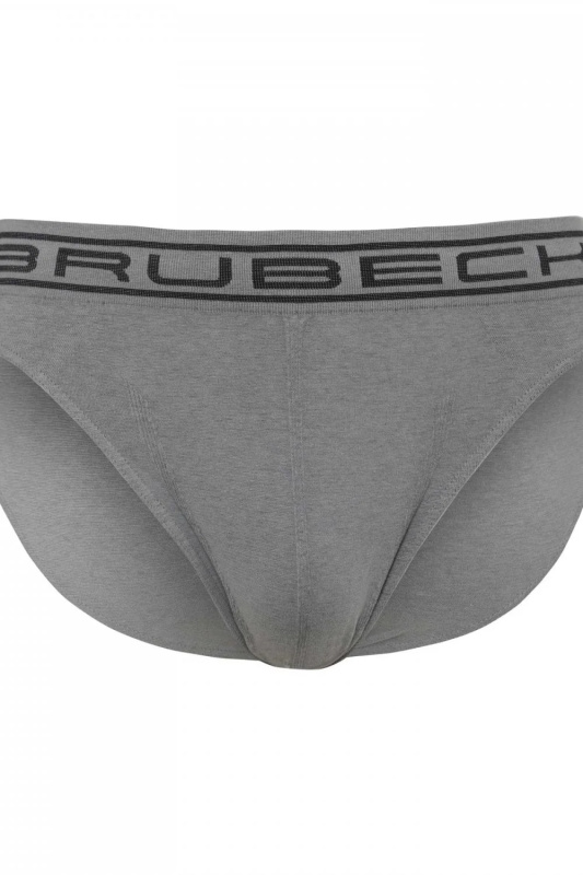 Pánské slipy 00290A grey - BRUBECK šedá M