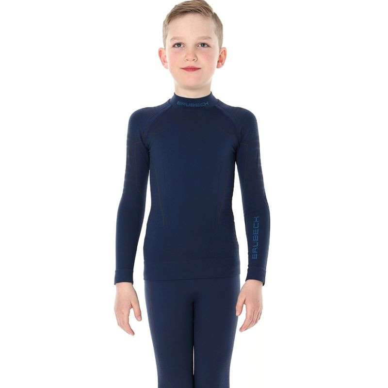 Mikina s kapucí Brubeck Thermo Jr LS13640 128-134cm