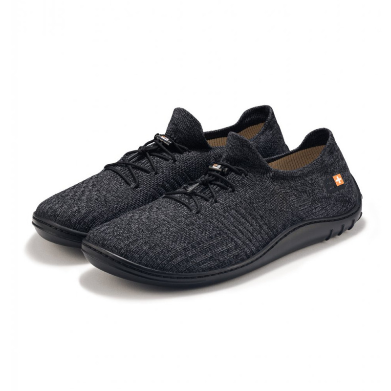 Pánské barefoot boty Brubeck Merino Graphite/Black 42
