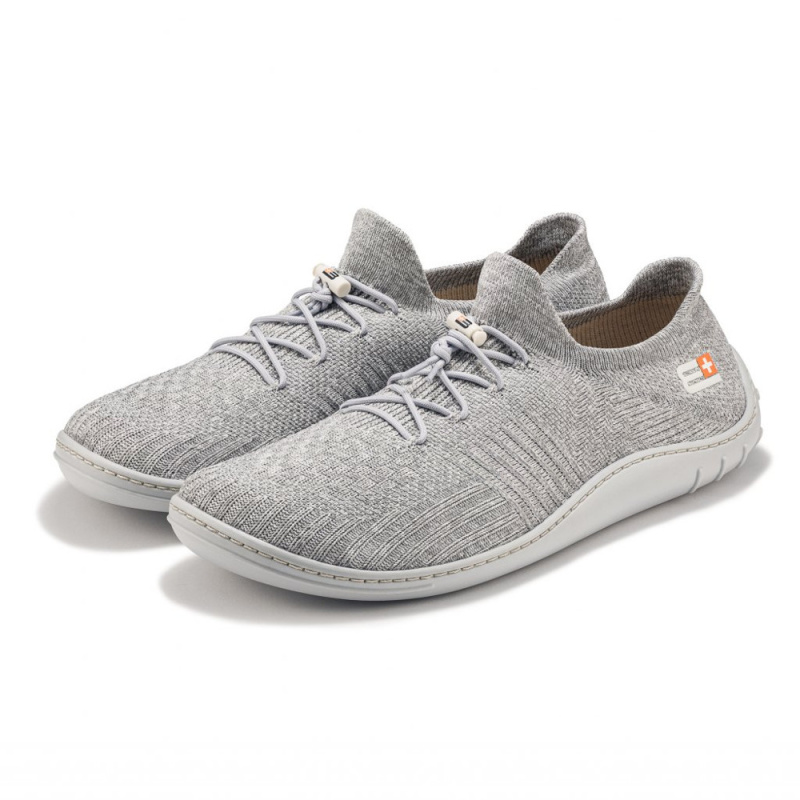 Pánské barefoot boty Brubeck Merino Light Grey 41