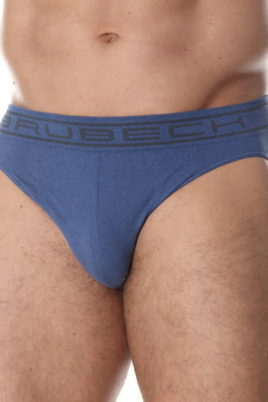 Pánské slipy 00290A blue - BRUBECK indygo L