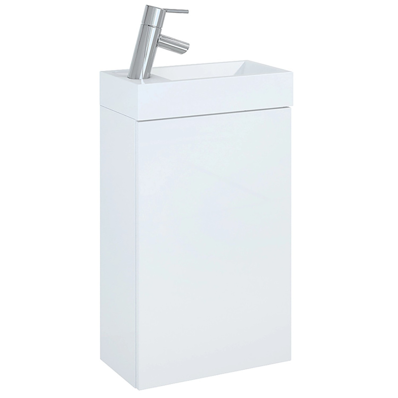 Maximus Koupelnová skříňka vč. umyvadla EFI, lesklá bílá, 68 x 40,2 x 22,2 cm