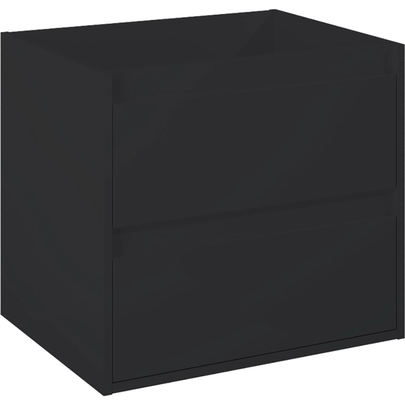 Maximus Skříňka pod umyvadlo Sisi, 2 zásuvky, matná černá, 60 cm