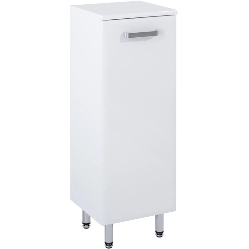 Maximus Spodní koupelnová skříňka Eve, 1 dvířka, lesklá bílá, 30 cm