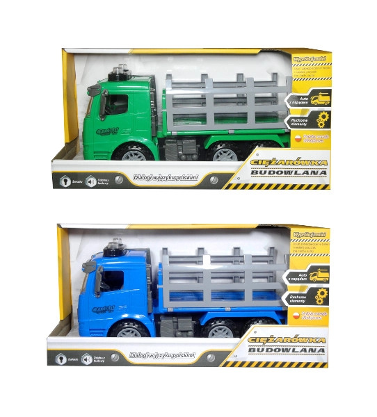 Stavební auto s polským zvukovým modulem - 1 kus