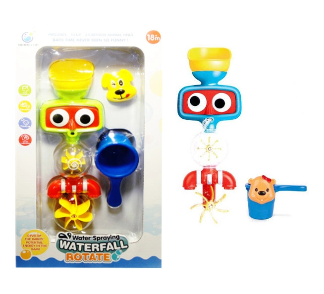 Koupací hračka pro batolata s vodním kolotočem