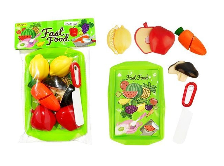 Ovoce a zelenina na krájení – dětská sada