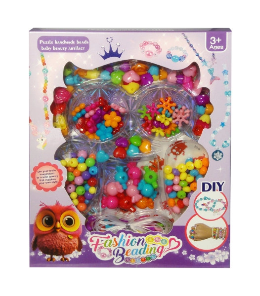 Barevné korálky pro výrobu náramků