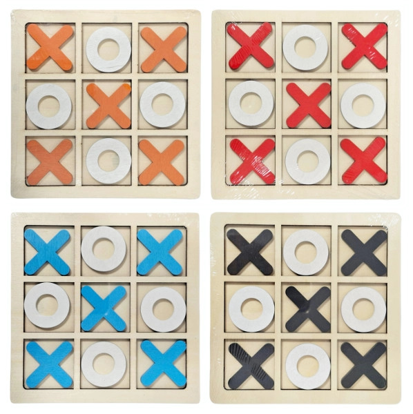 Dřevěná cestovní hra piškvorky