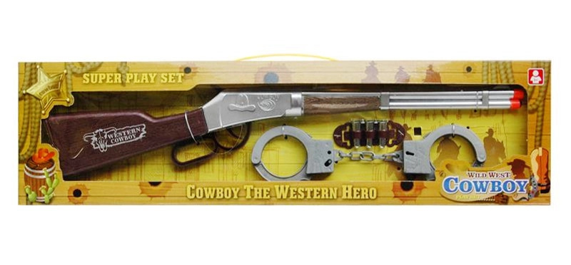 Dětská puška se zvukem a pouty