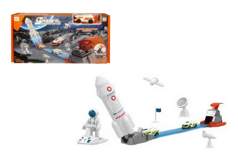 Vystřelovací raketa a vesmírná stanice – stavebnice pro děti