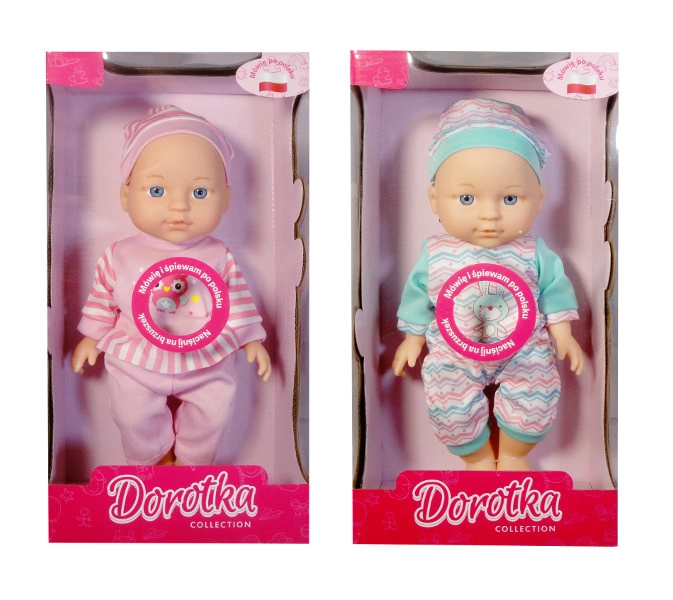 Mluvící a zpívající panenka Dorotka v čepičce