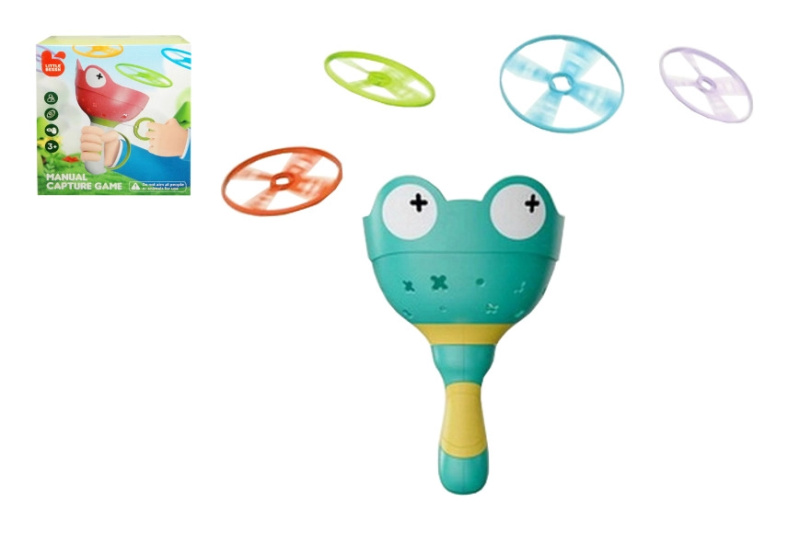 Vystřelovač a chytač disků – venkovní hračka pro děti