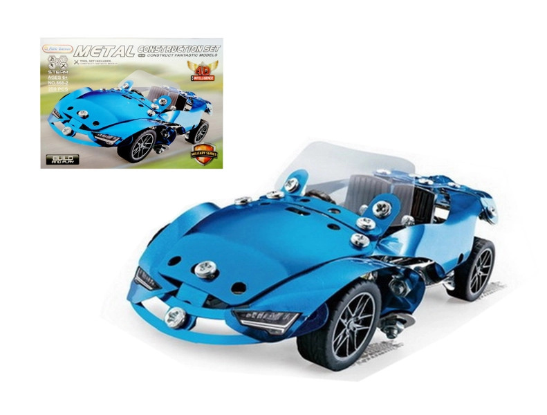 Kovová konstrukční stavebnice – sportovní auto