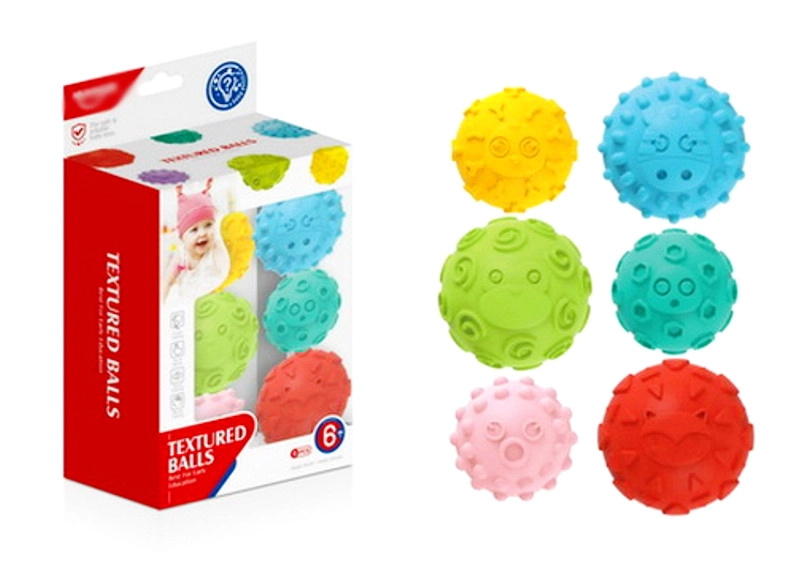 Senzorické měkké míčky pro miminka