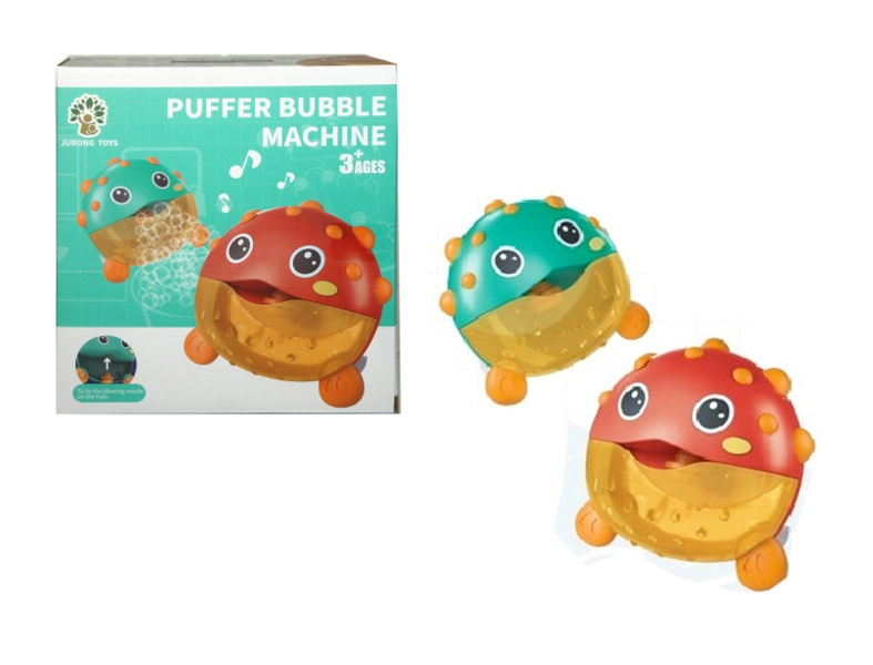 Bublinková koupací rybka – hudební hračka do vany s přísavkami