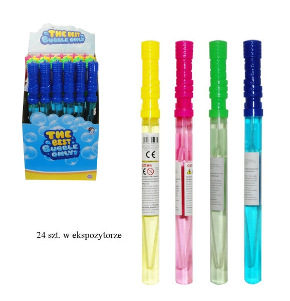 Meč na bubliny – barevný výrobník mýdlových bublin pro děti