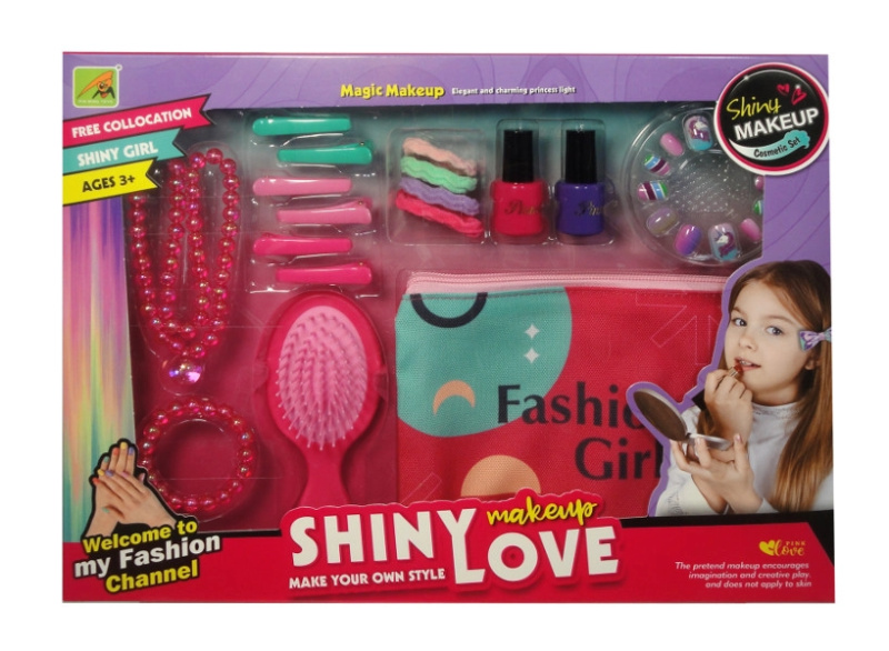 Dívčí sada krásy s kosmetickou taštičkou a doplňky