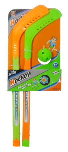 Dětská sada na hokej – nastavitelné hokejky, míček a puk