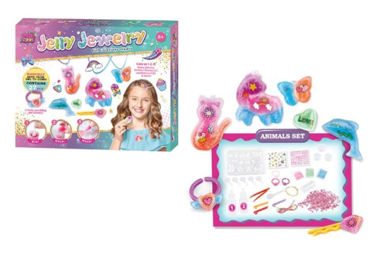 Kreativní sada pro výrobu gelových přívěsků a šperků