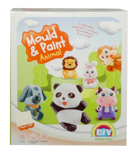 Kreativní sada – sádrové figurky k malování s magnety