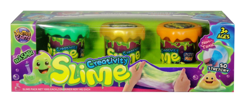 Slizová modelína – sada 3 barev