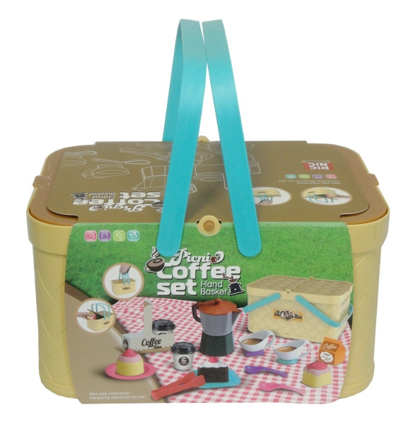 Piknikový koš – sada na piknik s kávou pro děti