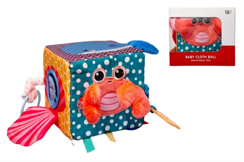 Senzorická kostka pro batolata se zvířátky