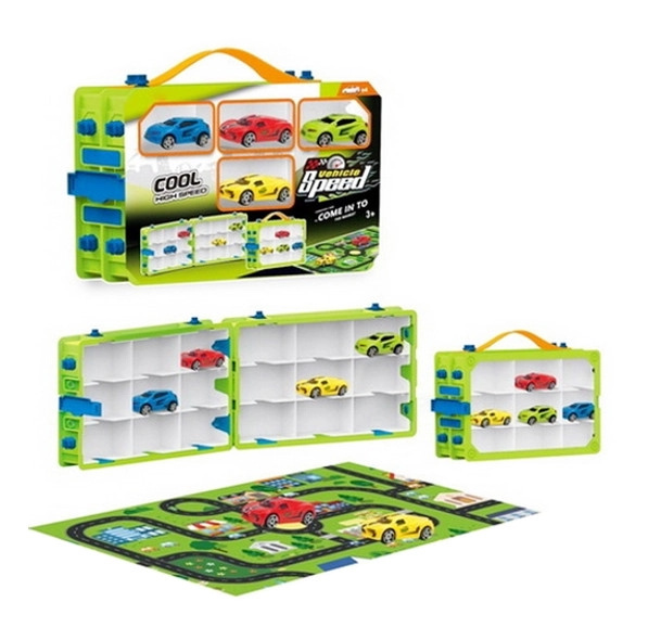 Sada autíček s kufříkem a hrací podložkou