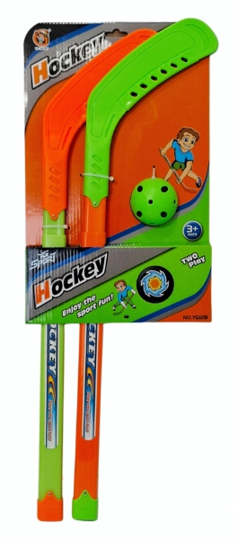 Dětská sada na hokej – nastavitelné hokejky, míček a puk
