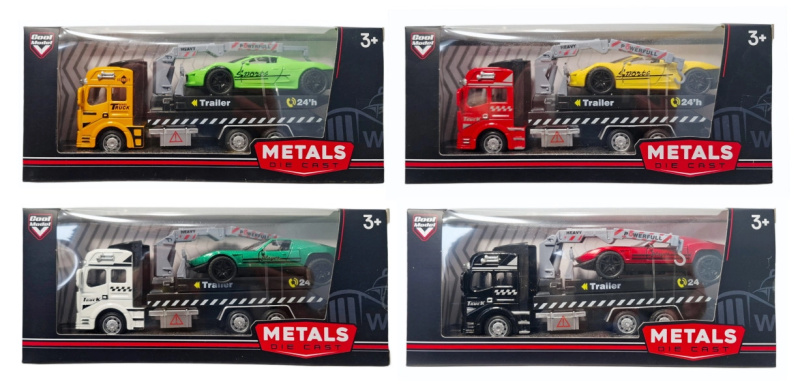 Pojízdná sada – auto s odtahovým přívěsem