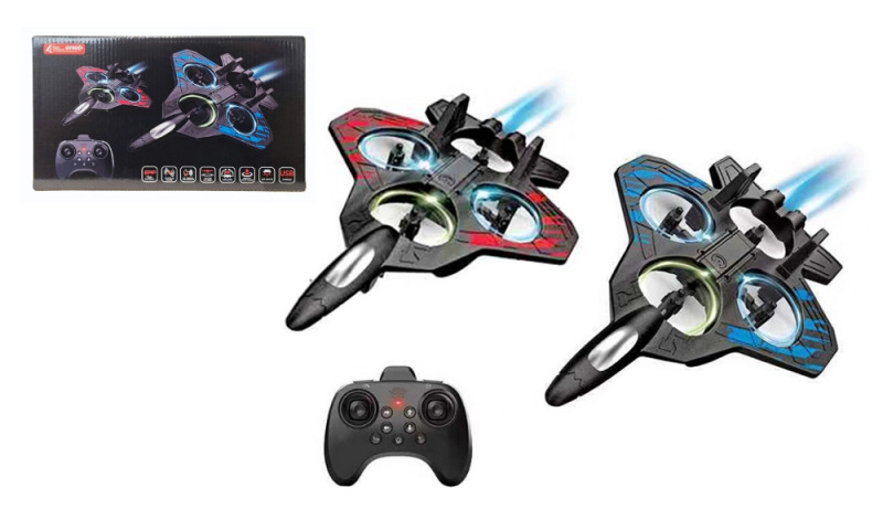 Dálkově ovládaný dron se světelnými efekty