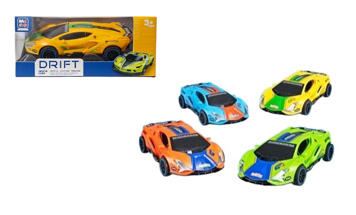 Sportovní driftovací auto na setrvačník