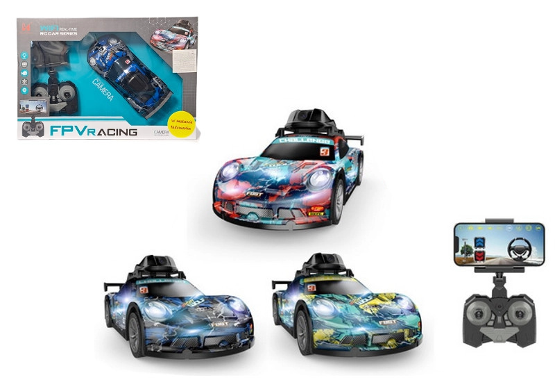 Sportovní dálkově ovládané auto s Wi‑Fi kamerou