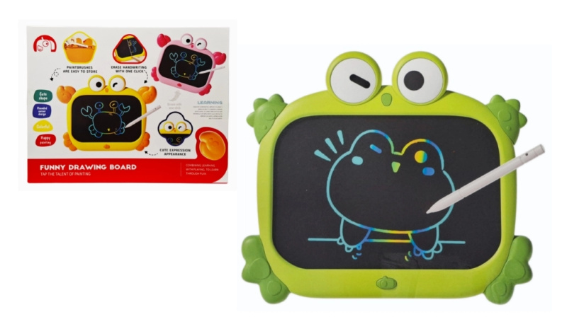 LCD kreslicí tablet ve tvaru žabky