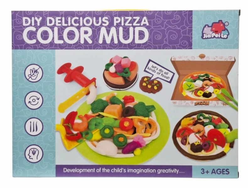 Kreativní sada modelovací hmoty pizza