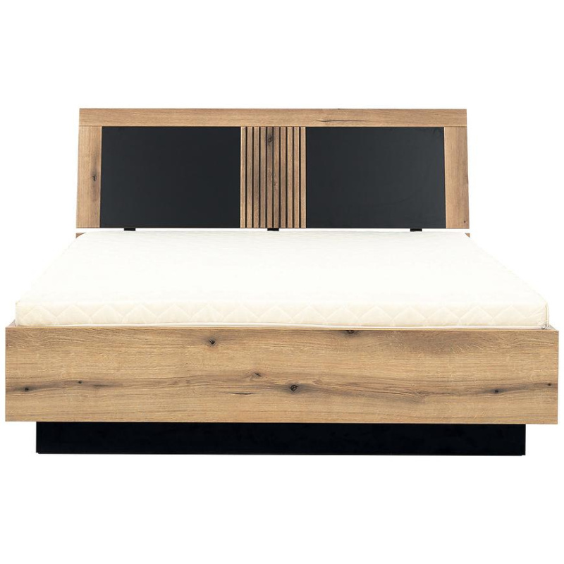 Postel Aris As14/160 dub evoke/černá s úložným prostorem