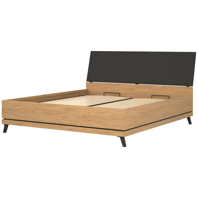 Postel Ate At15/180 dub kamenný s úložným prostorem