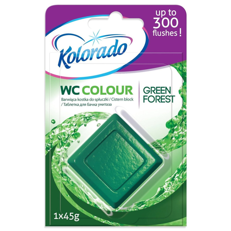 Kolorado WC kostka do nádržky green forest