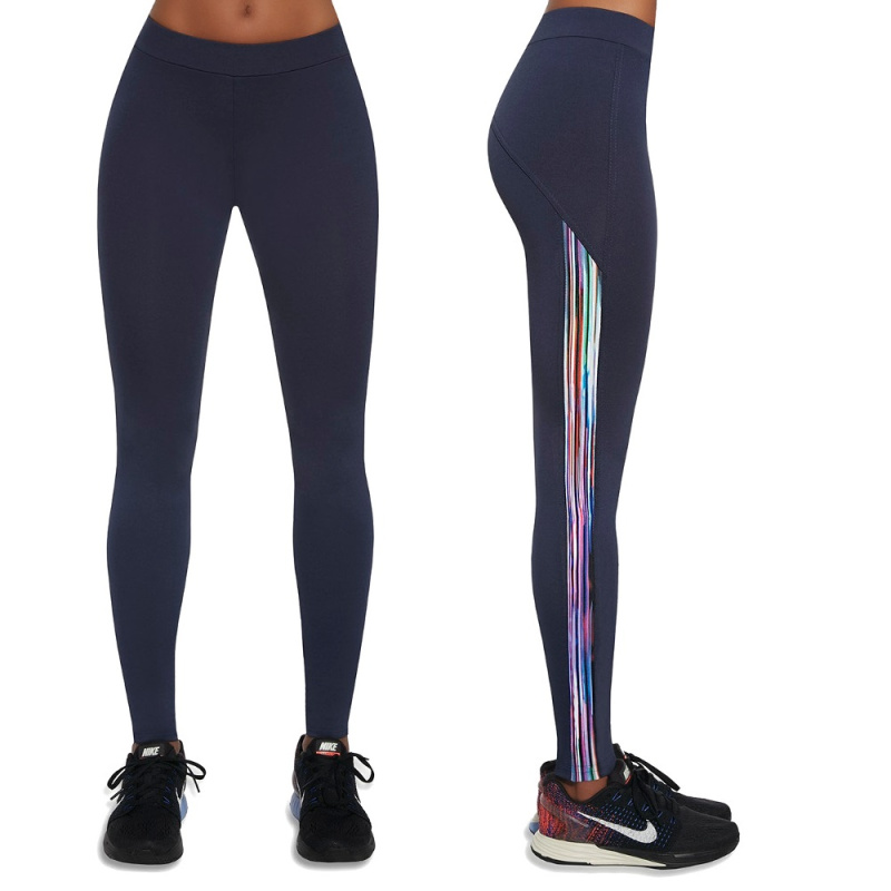 Dámské sportovní legíny BAS BLACK Cosmic modrá XL