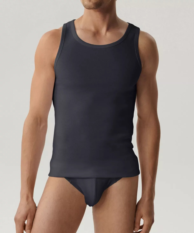 Pánské klasické tílko ATLANTIC - graphite M